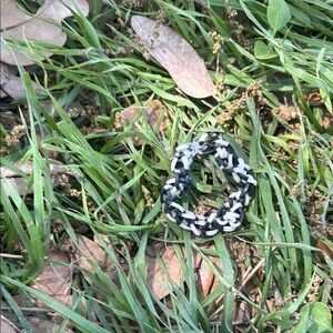 Black and White Braided Bracelet